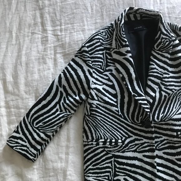 Zara Zebra Print Jacket - Picture 2 of 5